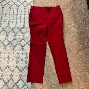 NWT Rafaella Red Dress Pants